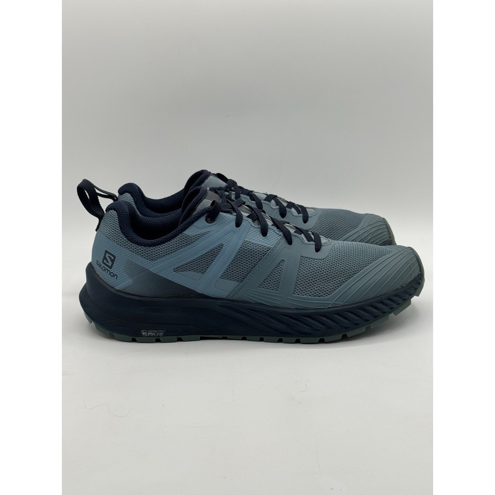Salomon Odyssey Triple Crown Trail Running Shoes Womens Size 7.5 Blue Gray Mesh